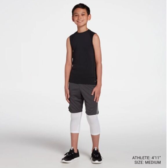 DSG Black Sleeveless Compression Shirt, Size XL, NWT - Picture 6 of 12